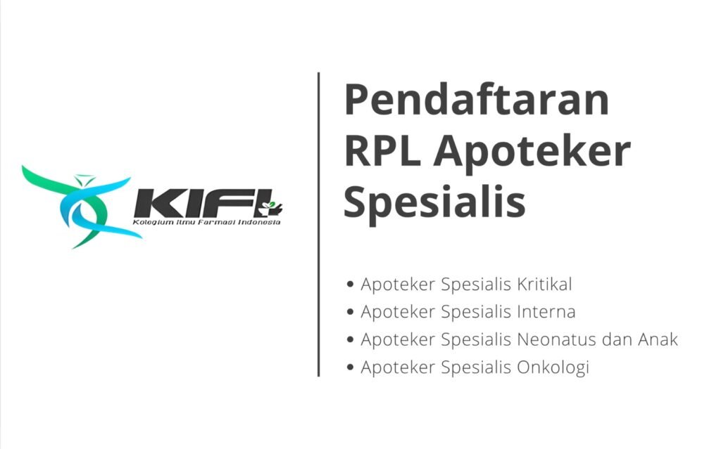 Pendaftaran RPL Apoteker Spesialis